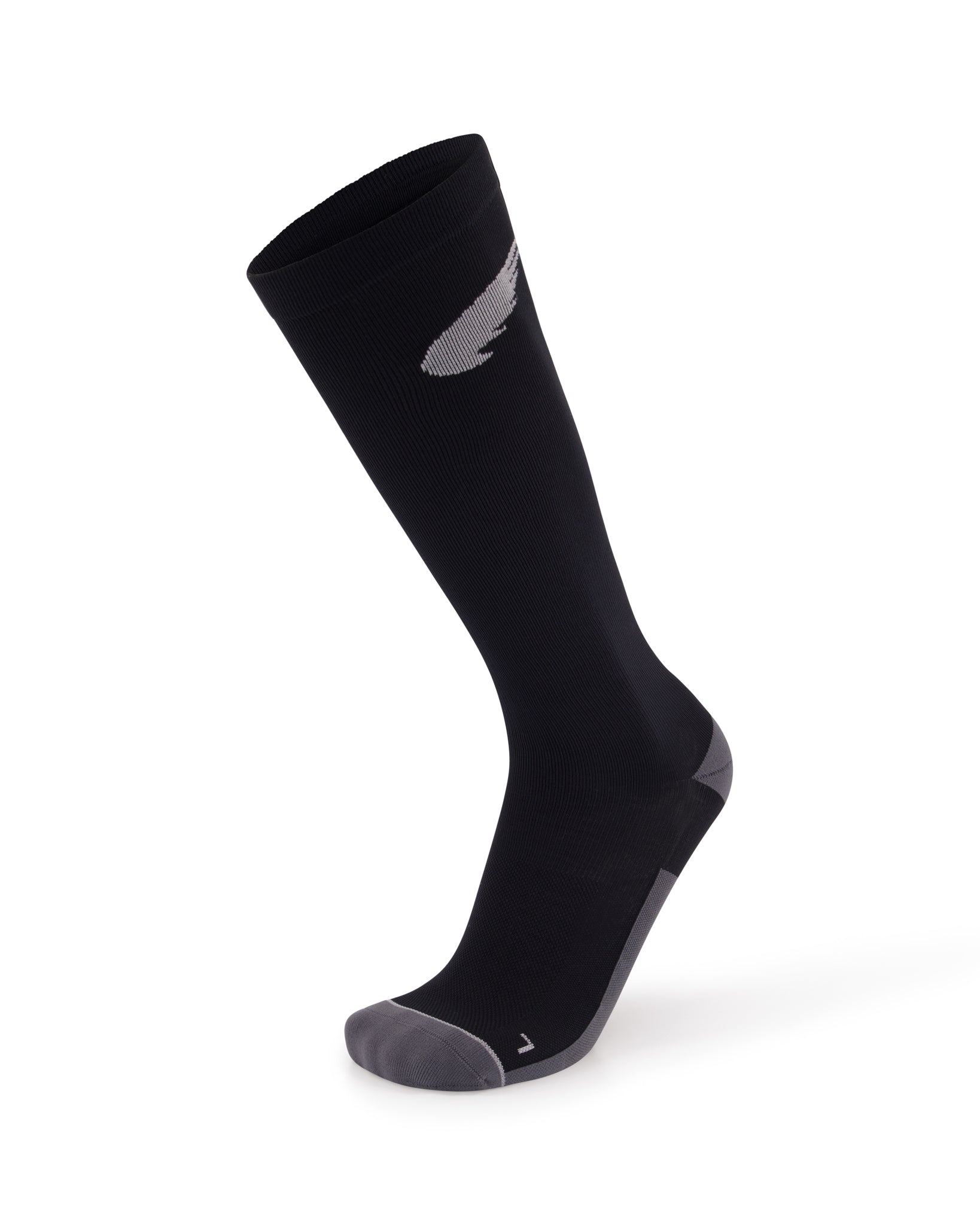 Compression Race Socks | Black/Silver