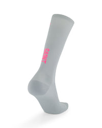 Compression Race Socks | Grey/Pink