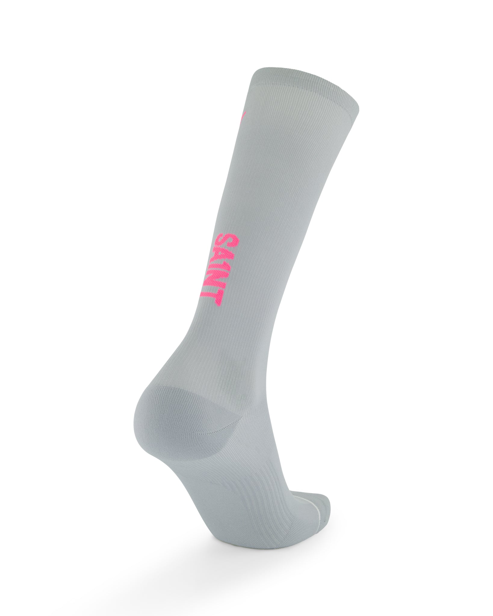 Compression Race Socks | Grey/Pink