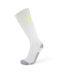 Compression Race Socks | White/Yellow